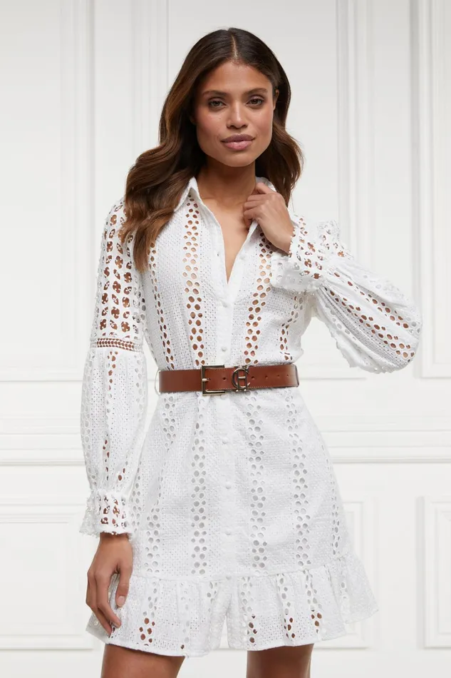 Holland Cooper Dresses Women Broderie Lace Dress Holland Cooper Dresses Women Broderie Lace Dress