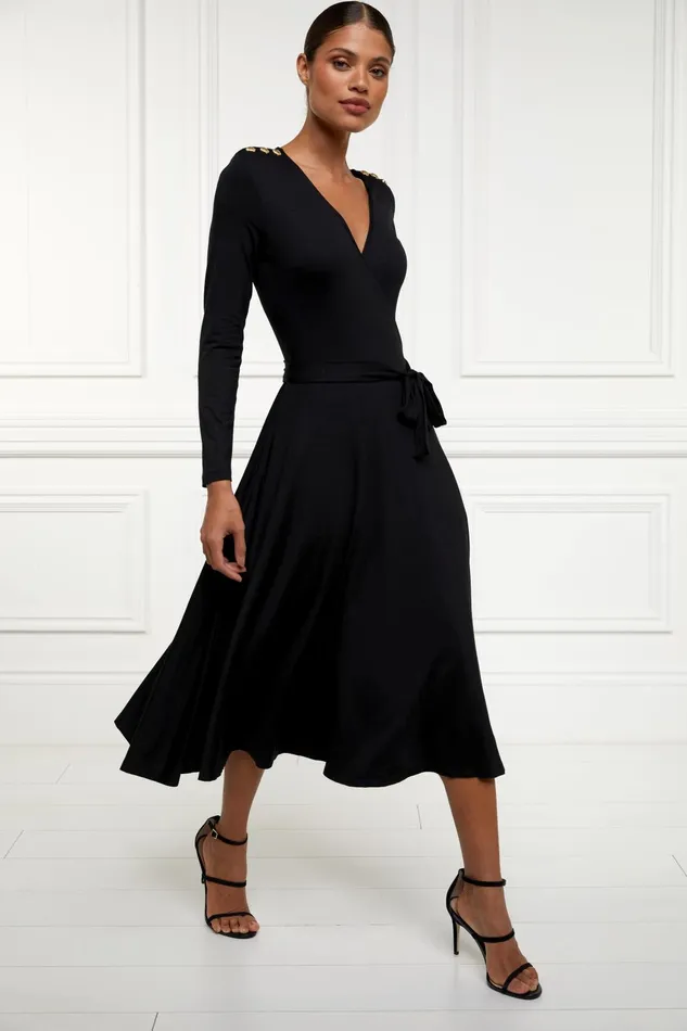Holland Cooper Dresses Women Juliette Midi Wrap Dress