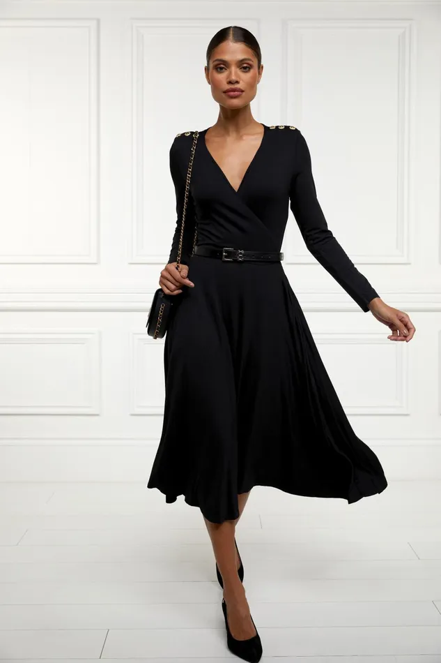Holland Cooper Dresses Women Juliette Midi Wrap Dress Holland Cooper Dresses Women Juliette Midi Wrap Dress