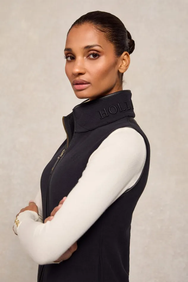 Holland Cooper Fleeces Women Country Fleece Gilet Black