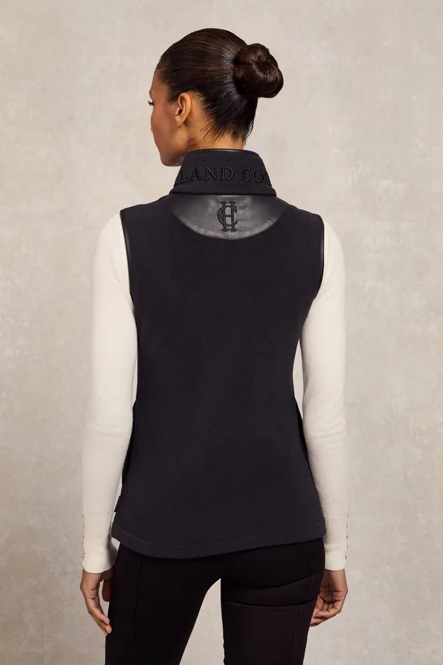 Holland Cooper Fleeces Women Country Fleece Gilet Black