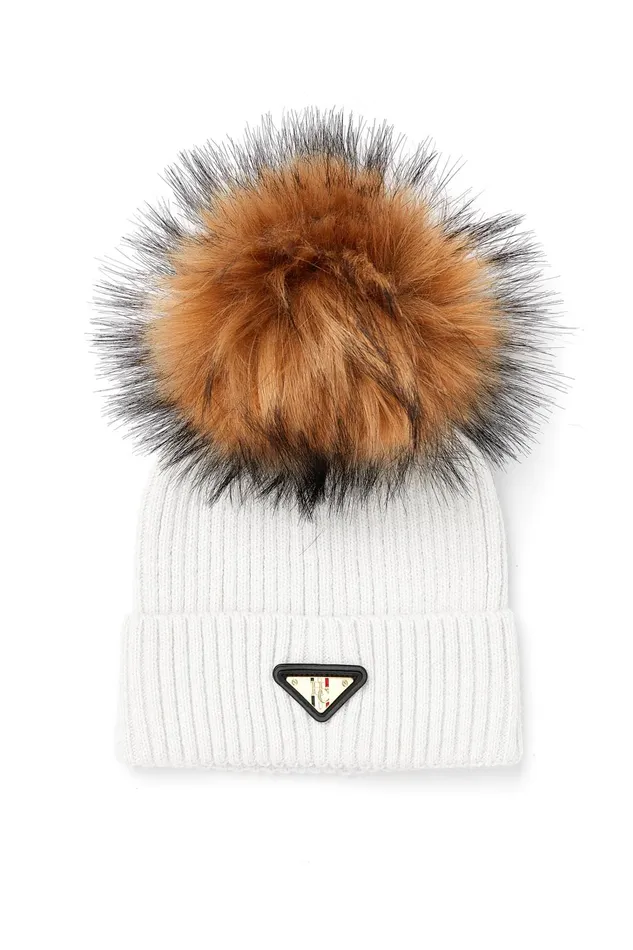 Holland Cooper Hats and Headbands Women Burghley Bobble Hat Cream