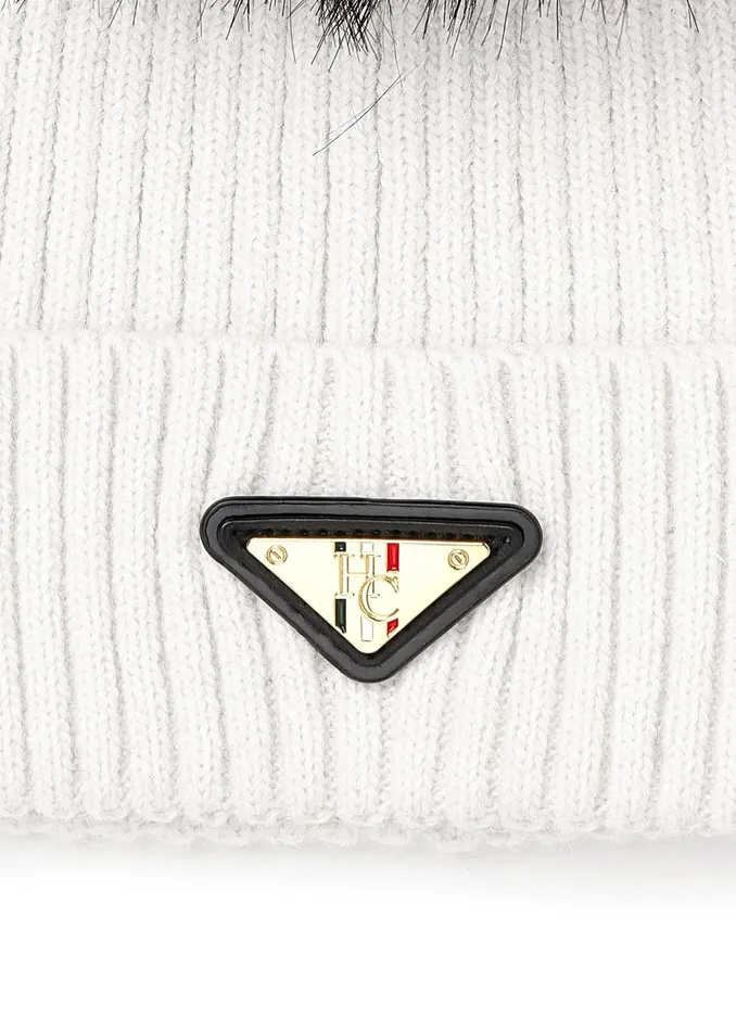 Holland Cooper Hats and Headbands Women Burghley Bobble Hat Cream Holland Cooper Hats and Headbands Women Burghley Bobble Hat Cream