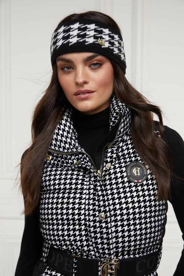 Holland Cooper Hats and Headbands Women Heritage Headband Houndstooth Holland Cooper Hats and Headbands Women Heritage Headband Houndstooth