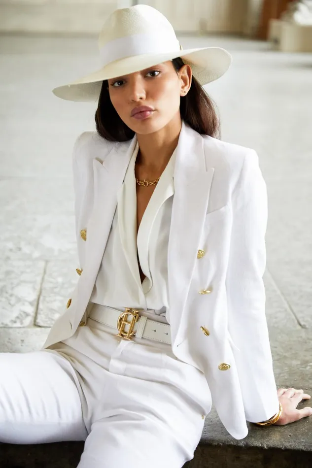 Holland Cooper Hats and Headbands Women Jessica Hat White Holland Cooper Hats and Headbands Women Jessica Hat White