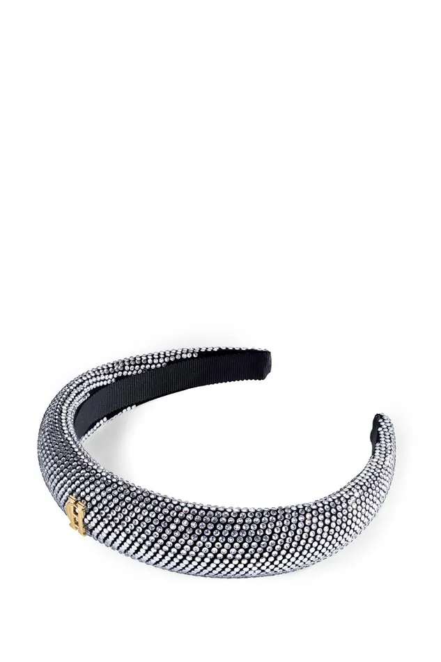 Holland Cooper Hats and Headbands Women Narrow Headband Silver Crystal
