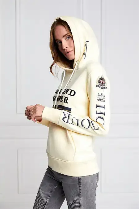 Holland Cooper Hoodies Women HC Heritage Hoodie Lemon