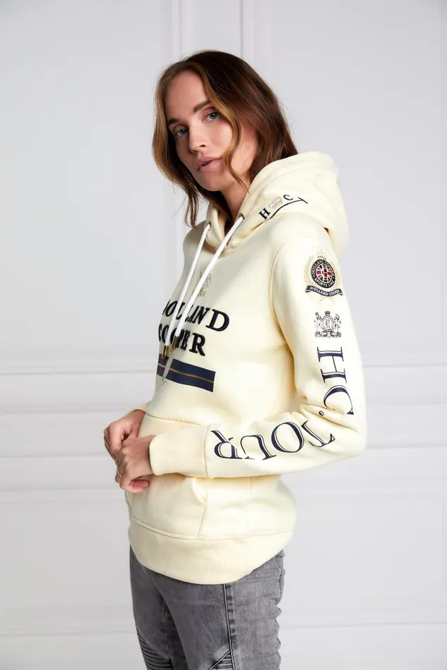 Holland Cooper Hoodies Women HC Heritage Hoodie Lemon