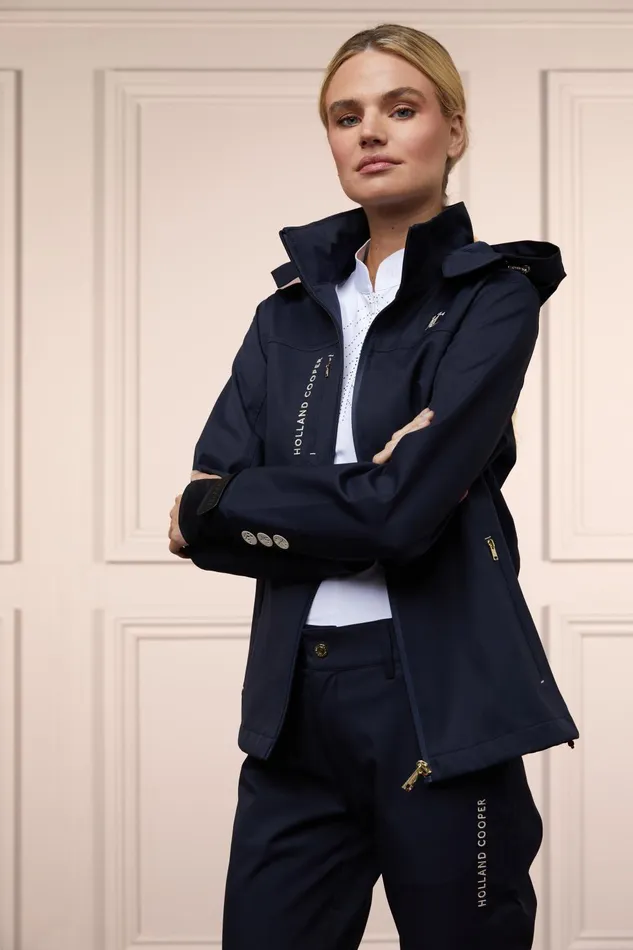 Holland Cooper Jackets Women Riding Shell Jacket Ink Navy