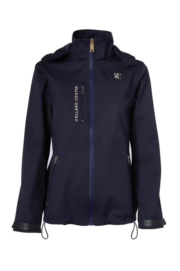 Holland Cooper Jackets Women Riding Shell Jacket Ink Navy Holland Cooper Jackets Women Riding Shell Jacket Ink Navy