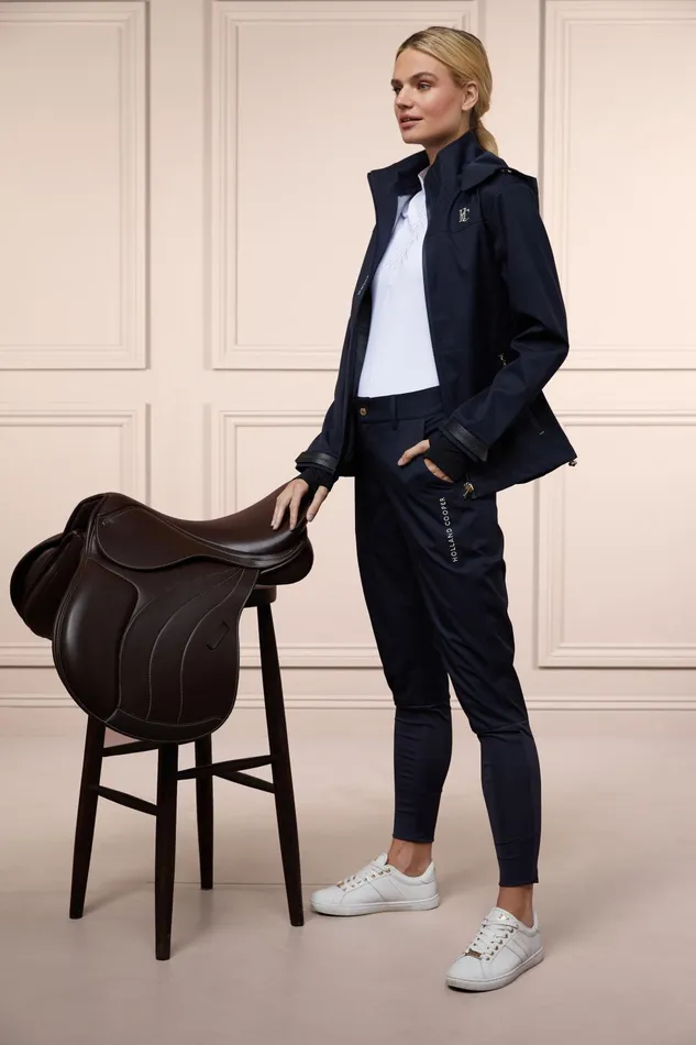 Holland Cooper Jackets Women Riding Shell Jacket Ink Navy Holland Cooper Jackets Women Riding Shell Jacket Ink Navy