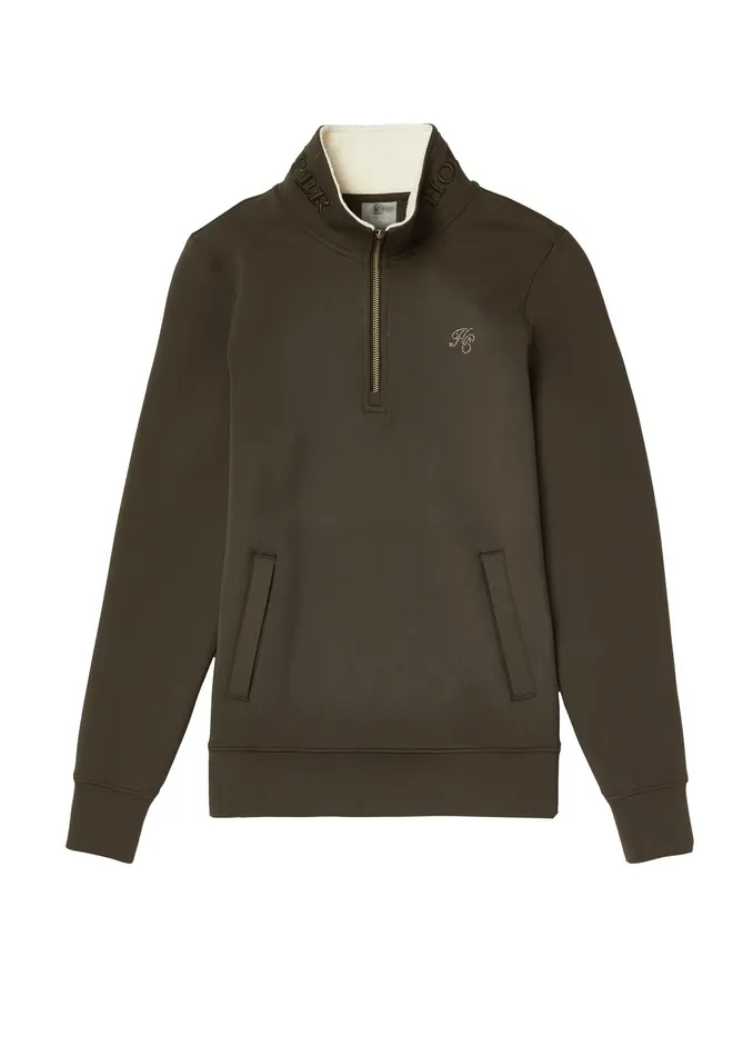 Holland Cooper Jackets Women Training Henley Dark Olive Holland Cooper Jackets Women Training Henley Dark Olive