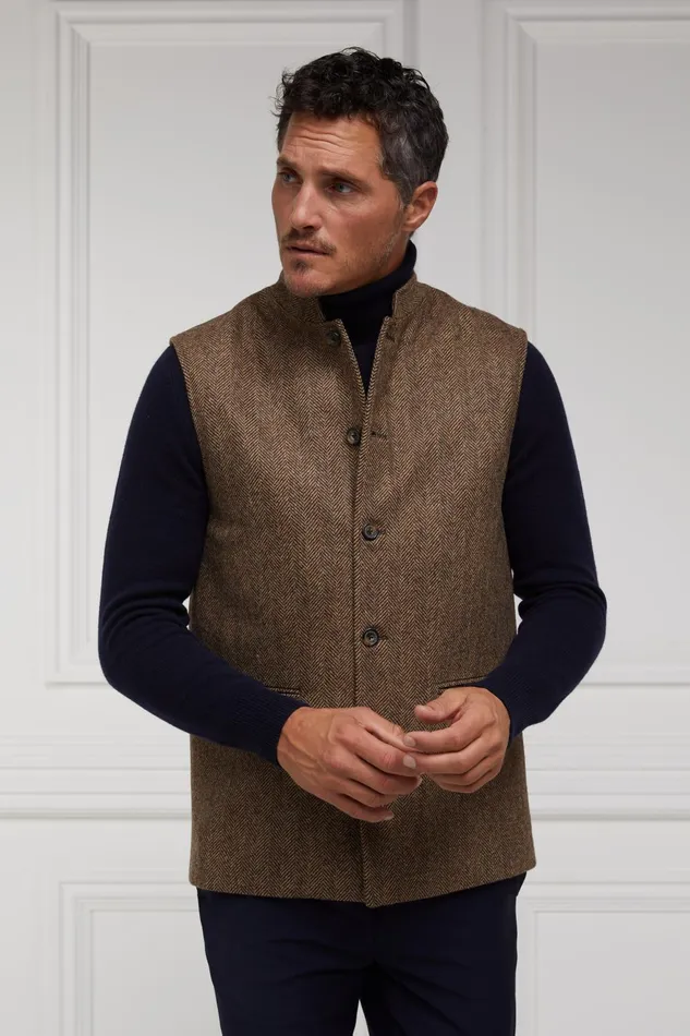 Holland Cooper Knitwear Men Byron Roll Neck Knit Navy