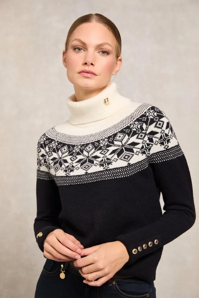 Holland Cooper Knitwear Women Beatrice Knit Ink Navy