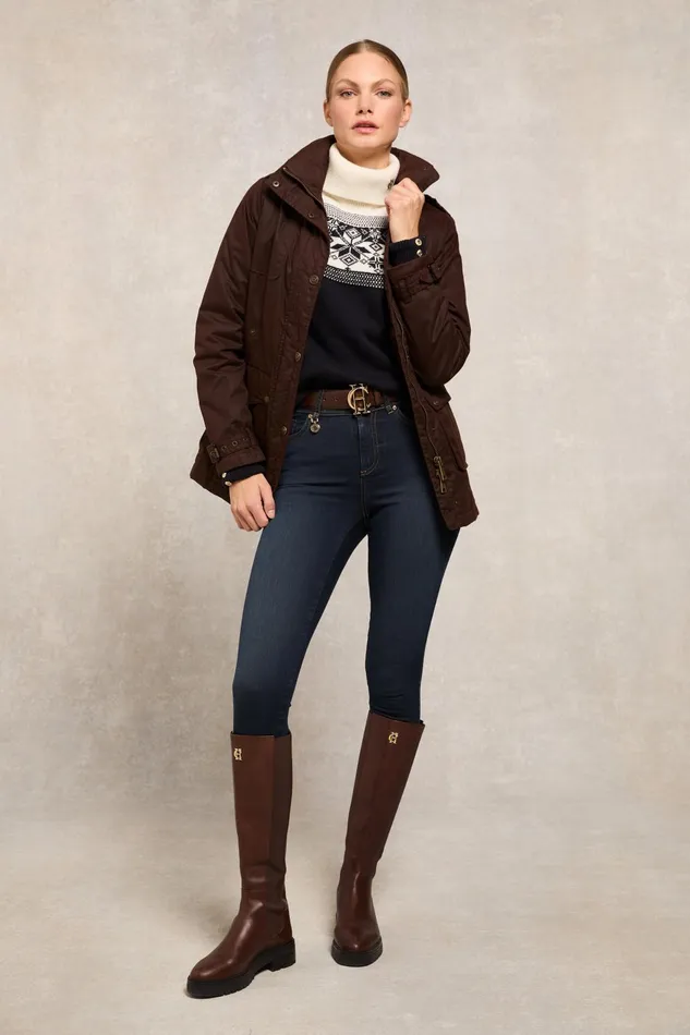 Holland Cooper Knitwear Women Beatrice Knit Ink Navy Holland Cooper Knitwear Women Beatrice Knit Ink Navy