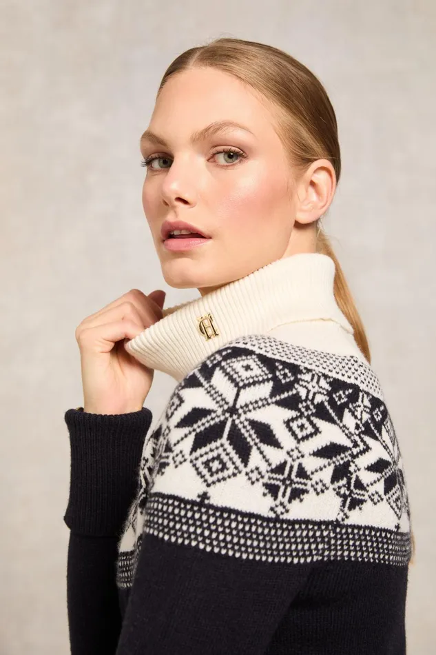 Holland Cooper Knitwear Women Beatrice Knit Ink Navy Holland Cooper Knitwear Women Beatrice Knit Ink Navy