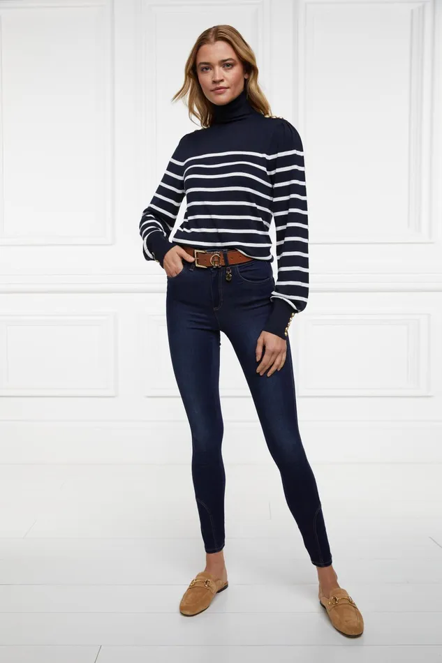 Holland Cooper Knitwear Women Kelsie Roll Neck Knit Holland Cooper Knitwear Women Kelsie Roll Neck Knit