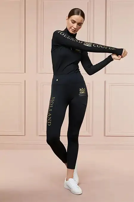 Holland Cooper Leggings Women Sport Legging Black Holland Cooper Leggings Women Sport Legging Black