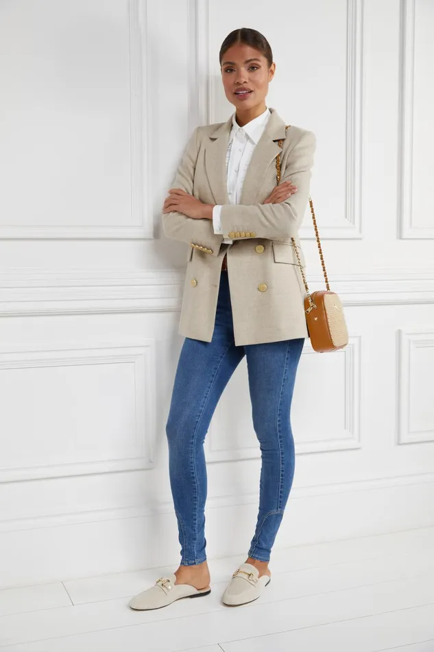 Holland Cooper Loafers Women Kingston Horse Bit Loafer Taupe Suede Holland Cooper Loafers Women Kingston Horse Bit Loafer Taupe Suede