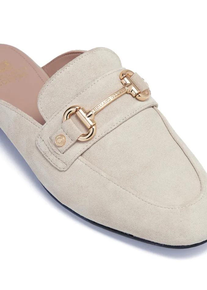 Holland Cooper Loafers Women Kingston Horse Bit Loafer Taupe Suede Holland Cooper Loafers Women Kingston Horse Bit Loafer Taupe Suede