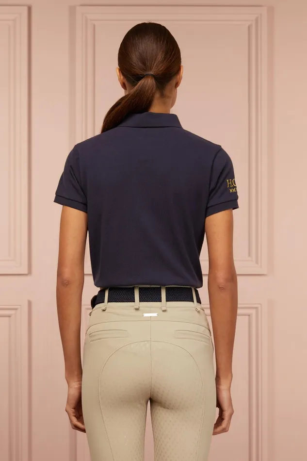 Holland Cooper Polo Shirts Women Team Polo Shirt Ink Navy Holland Cooper Polo Shirts Women Team Polo Shirt Ink Navy