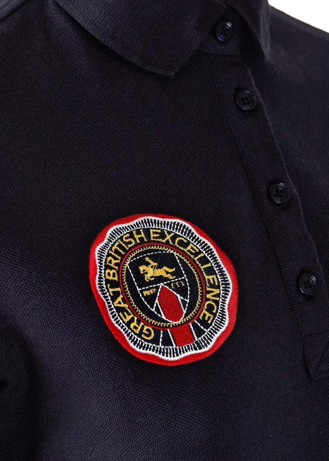 Holland Cooper Polo Shirts Women Team Polo Shirt Ink Navy Holland Cooper Polo Shirts Women Team Polo Shirt Ink Navy