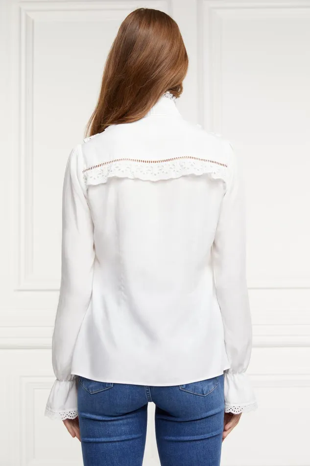 Holland Cooper Shirts and Blouses Women Audley Lace Blouse Holland Cooper Shirts and Blouses Women Audley Lace Blouse