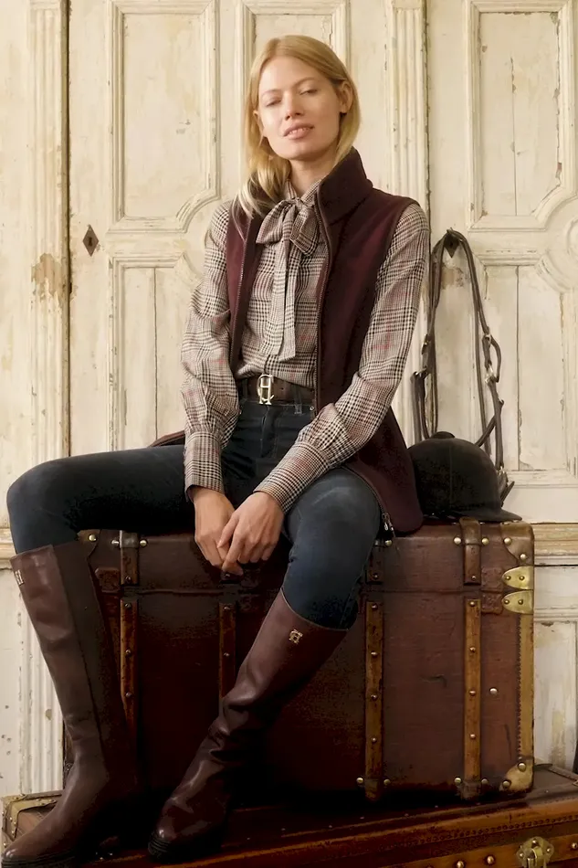 Holland Cooper Shirts and Blouses Women Heritage Shirt Orange Windsor Holland Cooper Shirts and Blouses Women Heritage Shirt Orange Windsor
