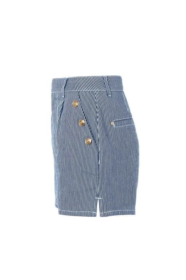 Holland Cooper Shorts Women Amoria Short Ticking Stripe Holland Cooper Shorts Women Amoria Short Ticking Stripe