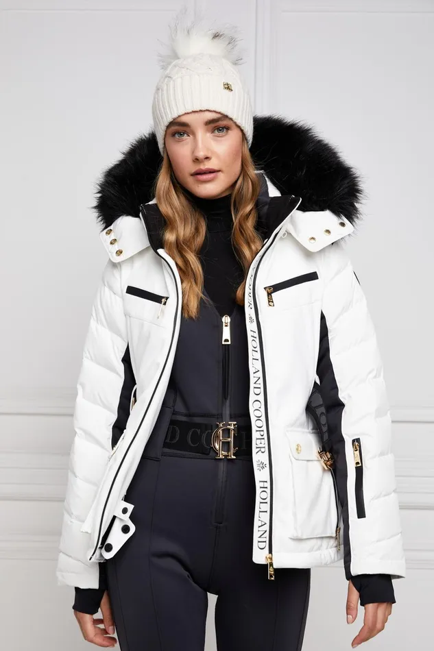 Holland Cooper Ski Jackets Women Ski Jacket White
