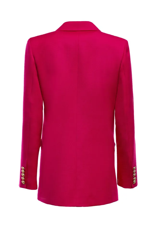 Holland Cooper Tailoring Women Belgravia Blazer Hot Pink Barathea