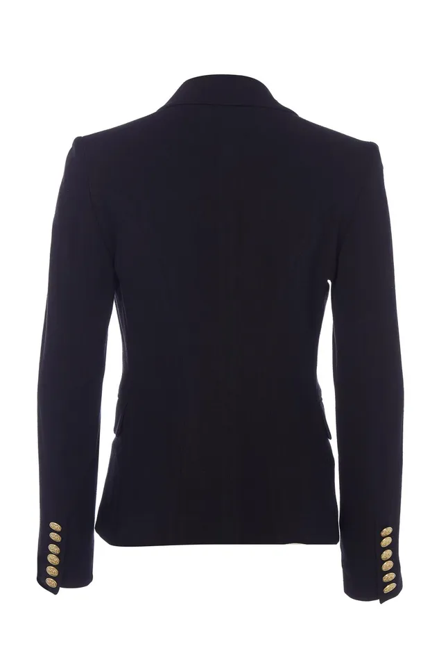 Holland Cooper Tailoring Women Knightsbridge Blazer Black Linen