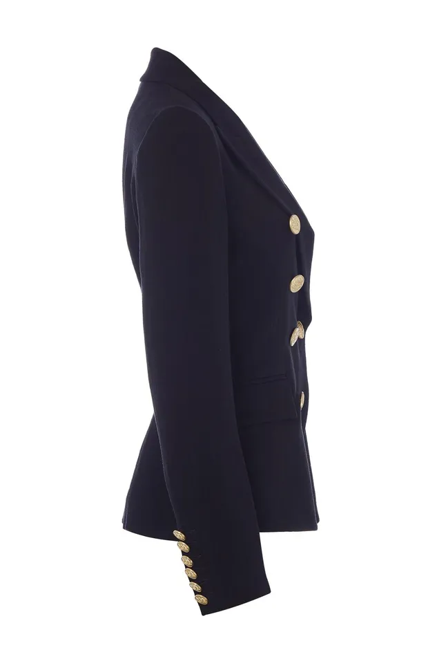 Holland Cooper Tailoring Women Knightsbridge Blazer Black Linen