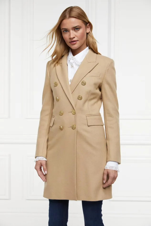 Holland Cooper Tailoring Women Knightsbridge Coat Camel