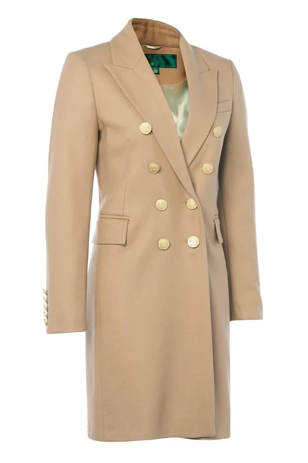 Holland Cooper Tailoring Women Knightsbridge Coat Camel