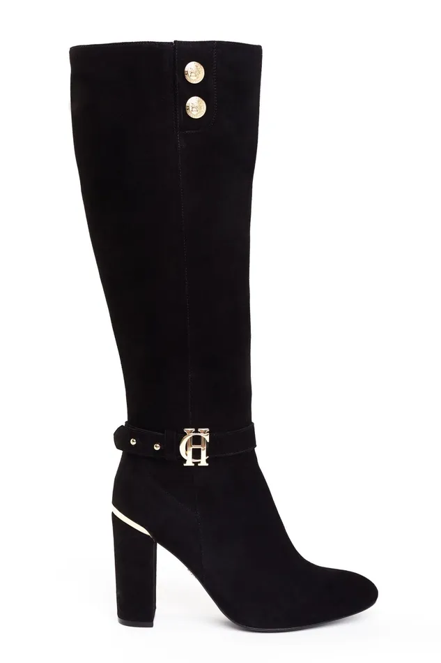 Holland Cooper Tights Women Marlborough Knee Boot Black