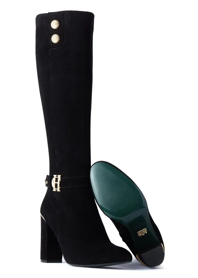 Holland Cooper Tights Women Marlborough Knee Boot Black