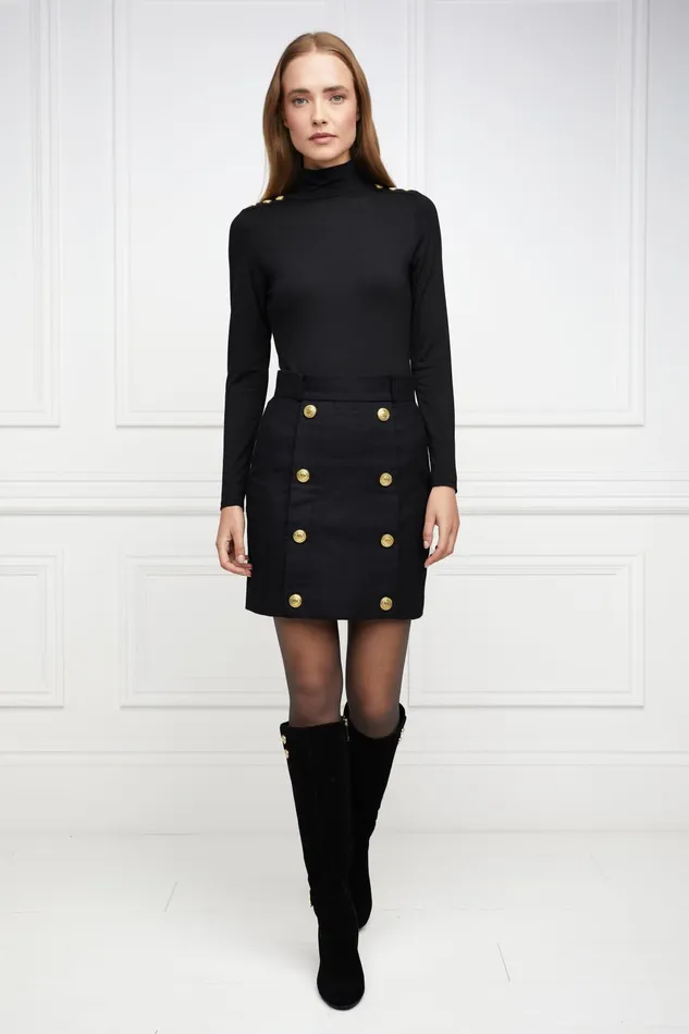 Holland Cooper Tights Women Marlborough Knee Boot Black