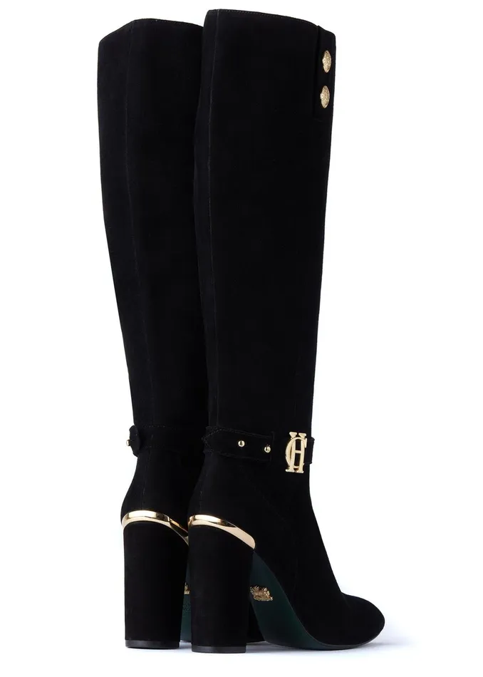 Holland Cooper Tights Women Marlborough Knee Boot Black