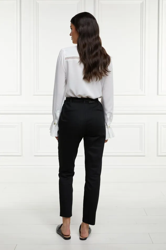 Holland Cooper Trousers Women Bexley Cigarette Trouser Black Holland Cooper Trousers Women Bexley Cigarette Trouser Black