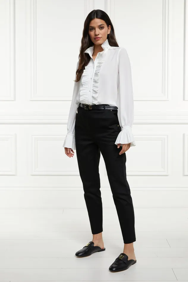 Holland Cooper Trousers Women Bexley Cigarette Trouser Black Holland Cooper Trousers Women Bexley Cigarette Trouser Black