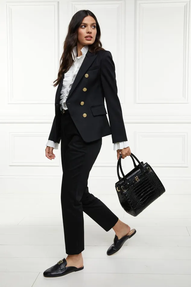 Holland Cooper Trousers Women Bexley Cigarette Trouser Black Holland Cooper Trousers Women Bexley Cigarette Trouser Black
