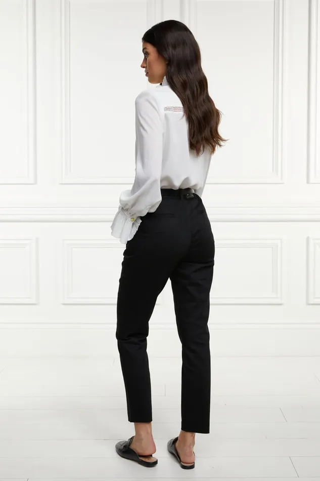 Holland Cooper Trousers Women Bexley Cigarette Trouser Black Holland Cooper Trousers Women Bexley Cigarette Trouser Black
