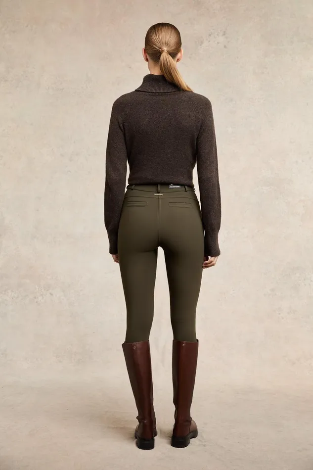 Holland Cooper Trousers Women Contour Trouser Dark Olive Holland Cooper Trousers Women Contour Trouser Dark Olive