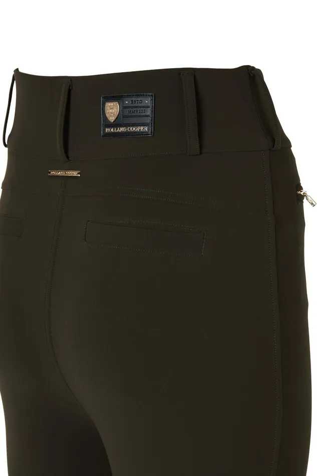 Holland Cooper Trousers Women Contour Trouser Dark Olive Holland Cooper Trousers Women Contour Trouser Dark Olive