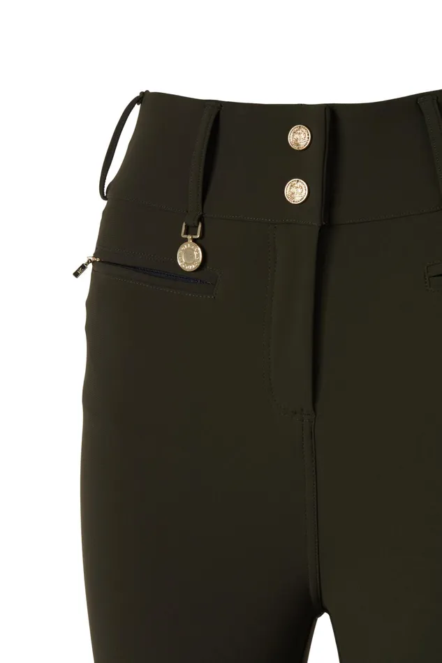 Holland Cooper Trousers Women Contour Trouser Dark Olive Holland Cooper Trousers Women Contour Trouser Dark Olive