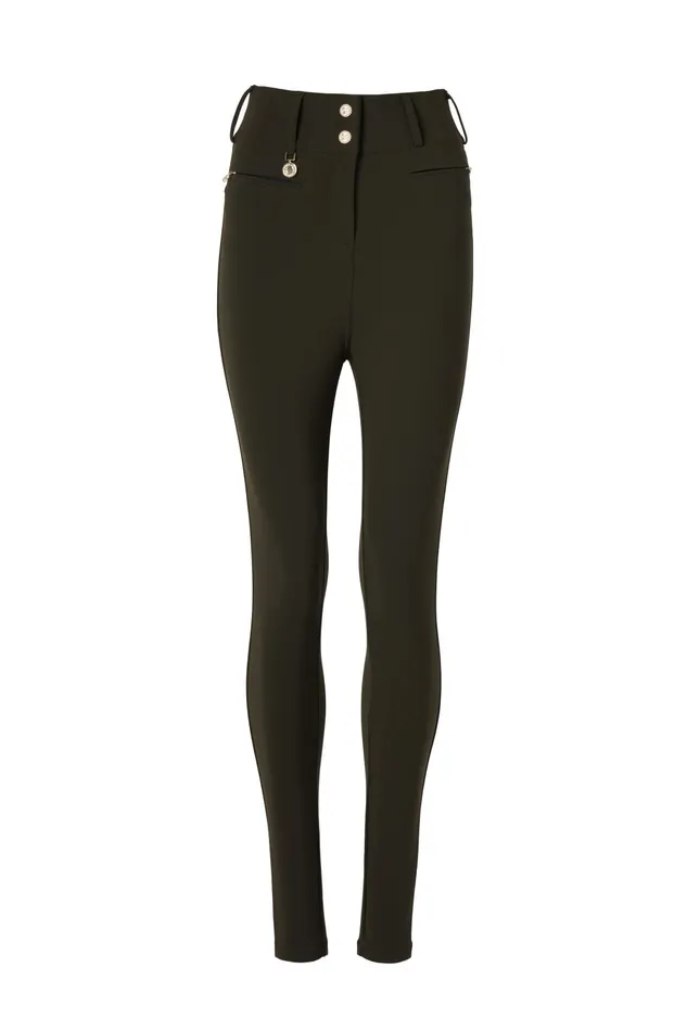 Holland Cooper Trousers Women Contour Trouser Dark Olive Holland Cooper Trousers Women Contour Trouser Dark Olive