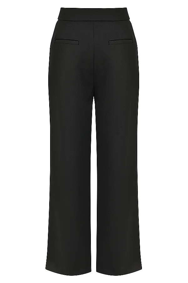 House Of CB AliviaBlack Loose Fit Trousers 8211 SALE Black Women Trousers