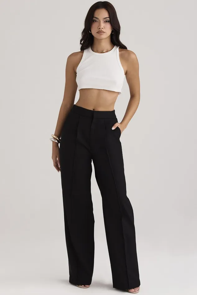 House Of CB AliviaBlack Loose Fit Trousers 8211 SALE Black Women Trousers