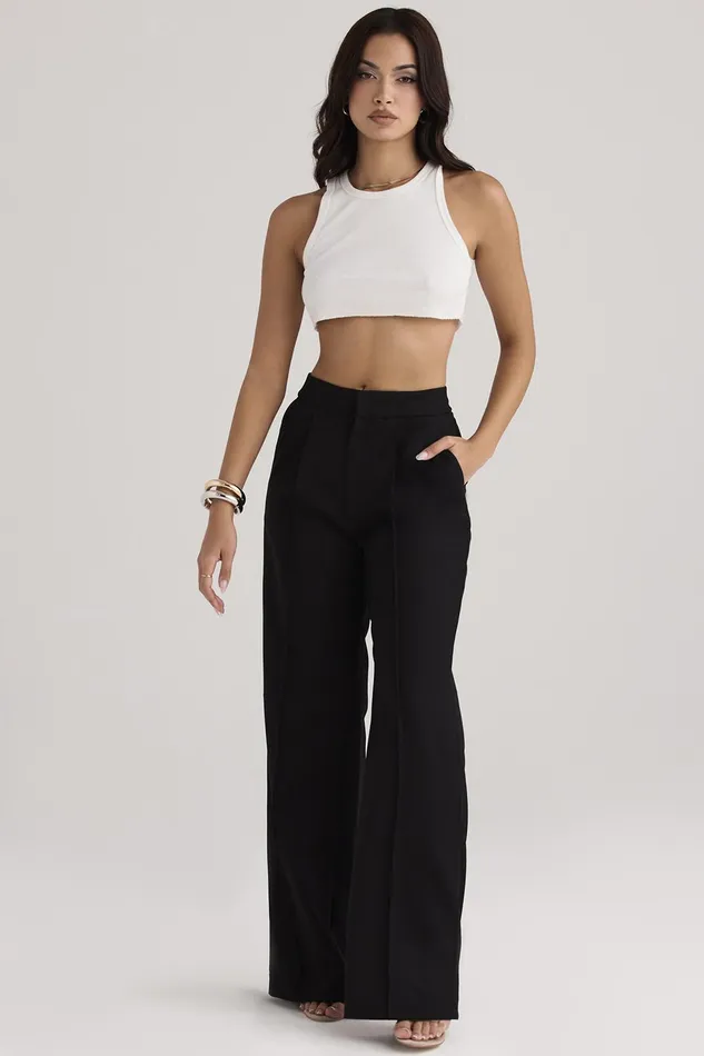 House Of CB AliviaBlack Loose Fit Trousers 8211 SALE Black Women Trousers